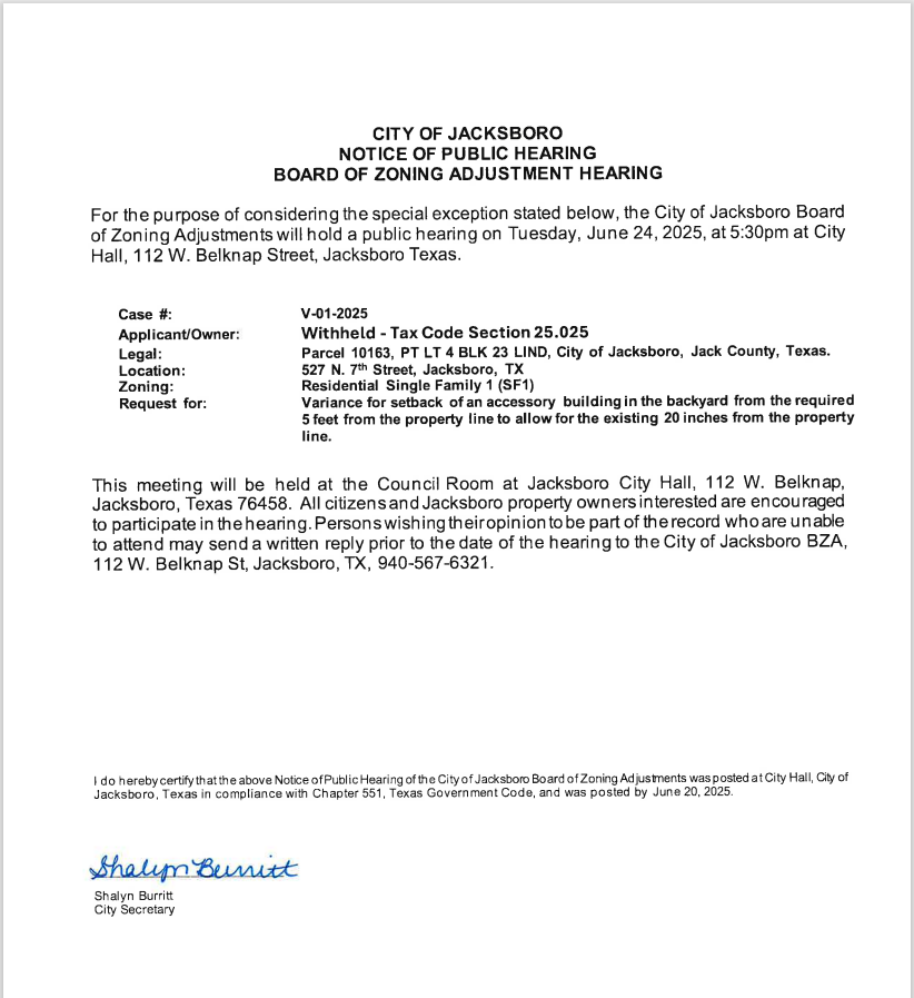 V-01-2025 PDF Notice